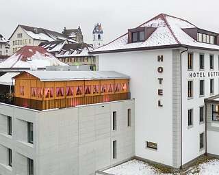 Luftaufnahme Fondue Chalet